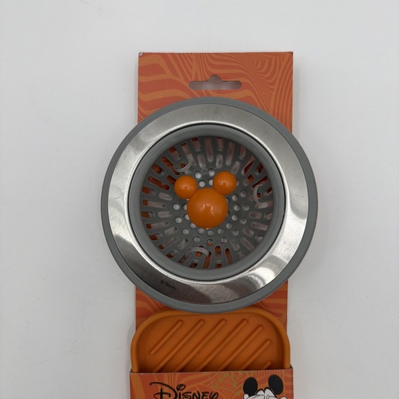 DISNEY HALLOWEEN MICKEY MOUSE 3 PIECE SINK SET. NEW Boo Orange - Picture 2 of 4